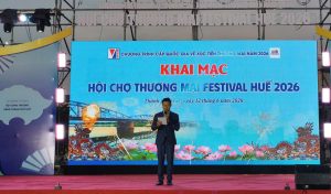 Khai mạc Hội chợ thương mại Festival huế 2026
