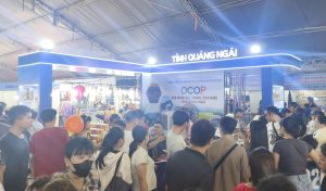 Gian hàng trưng bày sản phẩm đặc trưng, tiêu biểu tỉnh Quảng Ngãi